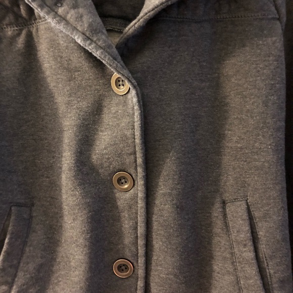 Merona Grey Women’s Sweater Pea Coat - Medium - Picture 2 of 4